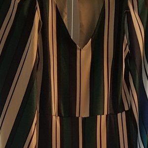 Colorful Striped Women Mantle Style Casual Long Ju